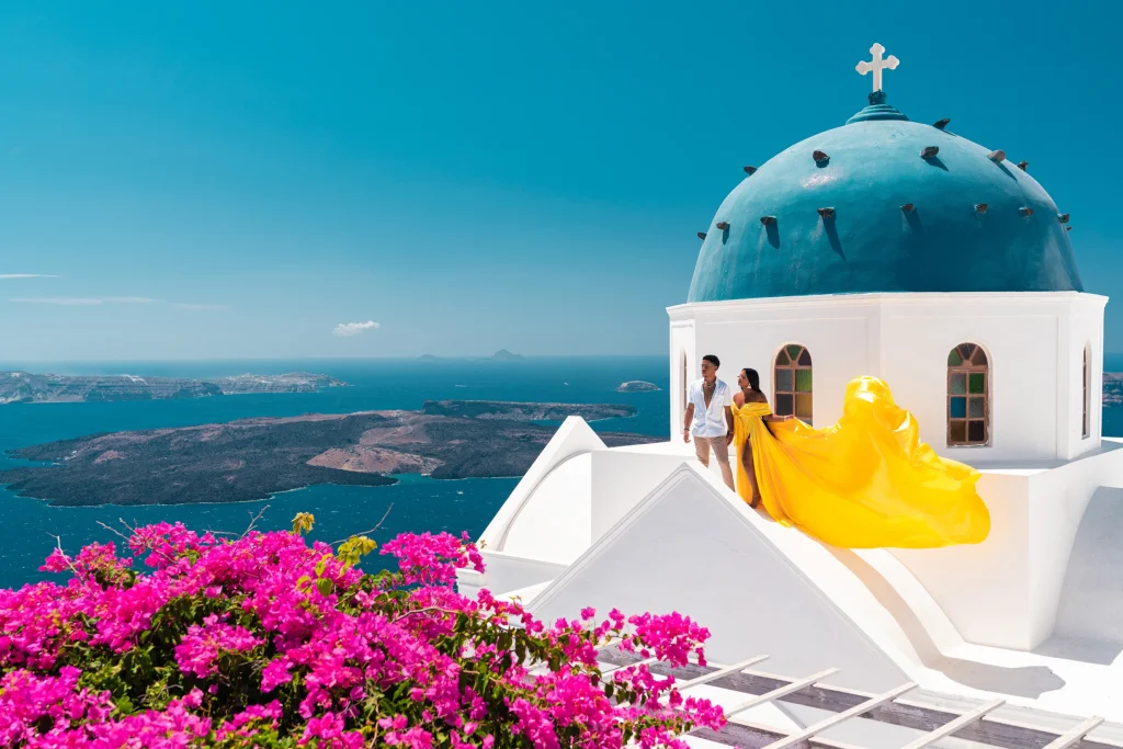 Santorini, Greece — Love Painted in White and Blue